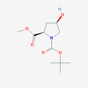 (2R,4R)-1-tert-butyl 2-methyl 4-hydroxypyrrolidine-1,2-dicarboxylate