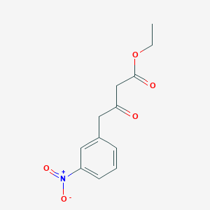 molecular formula C12H13NO5 B053398 Ethyl 4-(3-nitrophenyl)-3-oxobutanoate CAS No. 116904-71-3