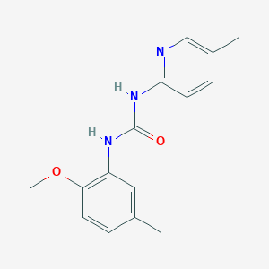 molecular formula C15H17N3O2 B5340293 1-(2-Methoxy-5-methylphenyl)-3-(5-methylpyridin-2-yl)urea 