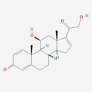 molecular formula C21H26O4 B053403 Deoxyprednisolone-16-ene CAS No. 3103-17-1