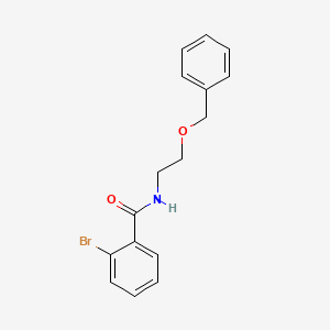 molecular formula C16H16BrNO2 B5340421 N-[2-(benzyloxy)ethyl]-2-bromobenzamide 