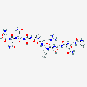 molecular formula C55H87N19O19 B053406 Gliadin peptide A (206-217) CAS No. 115288-29-4