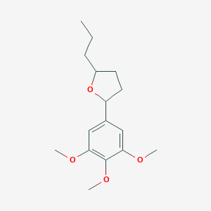 2-Propyl-5-(3,4,5-trimethoxyphenyl)tetrahydrofuran