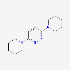 molecular formula C14H22N4 B5341074 3,6-Di(piperidin-1-yl)pyridazine 