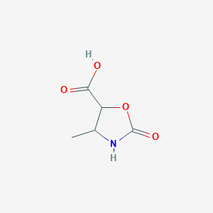 4-Methyl-2-oxooxazolidine-5-carboxylic acid