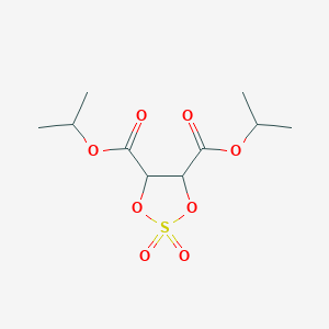 molecular formula C10H16O8S B053418 Dipropan-2-yl 2,2-dioxo-1,3,2-dioxathiolane-4,5-dicarboxylate CAS No. 117470-88-9