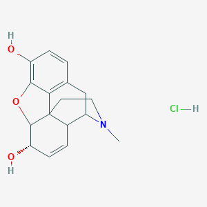 (7S)-3-Methyl-2,4,4a,7,7a,13-hexahydro-1H-4,12-methanobenzofuro[3,2-e]isoquinoline-7,9-diol;hydrochloride