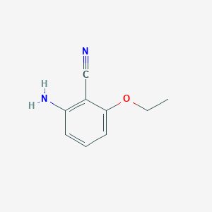 molecular formula C9H10N2O B053438 2-Amino-6-ethoxybenzonitrile CAS No. 123241-42-9
