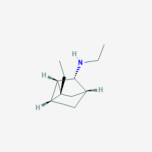 Tricyclo[2.2.1.02,6]heptan-3-amine, N,1-diethyl-, stereoisomer (9CI)