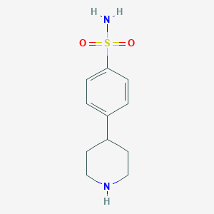 molecular formula C11H16N2O2S B053442 4-Piperidin-4-YL-benzenesulfonamide CAS No. 119737-31-4