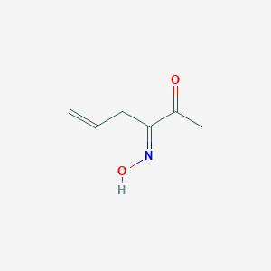molecular formula C6H9NO2 B053443 (3E)-3-hydroxyiminohex-5-en-2-one CAS No. 122277-29-6
