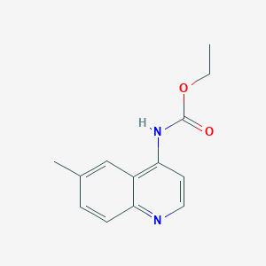 molecular formula C13H14N2O2 B5345431 Ethyl N-(6-methylquinolin-4-yl)carbamate CAS No. 874589-78-3