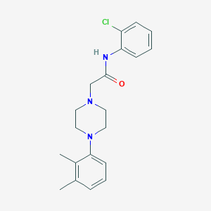 molecular formula C20H24ClN3O B5346163 N-(2-chlorophenyl)-2-[4-(2,3-dimethylphenyl)piperazin-1-yl]acetamide 