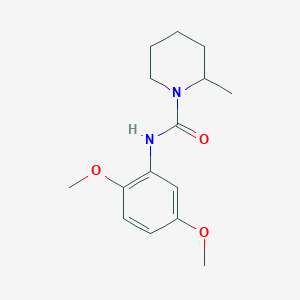 molecular formula C15H22N2O3 B5346244 N-(2,5-dimethoxyphenyl)-2-methylpiperidine-1-carboxamide 