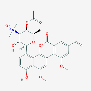 molecular formula C31H33NO10 B053466 deacetylravidomycin N-oxide CAS No. 114494-30-3