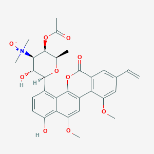 molecular formula C31H33NO10 B053466 Ravidomycin N-oxide CAS No. 114494-30-3