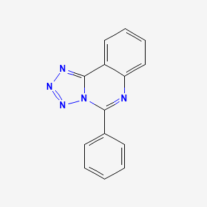 molecular formula C14H9N5 B5346743 5-phenyltetrazolo[1,5-c]quinazoline 