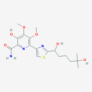molecular formula C18H25N3O6S B053472 Karnamicin A3 CAS No. 122535-50-6