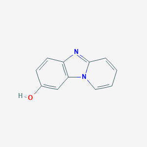 molecular formula C11H8N2O B053479 Pyrido[1,2-a]benzimidazol-8-ol CAS No. 123444-29-1