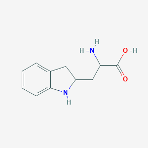 1H-Indole-2-propanoic acid, alpha-amino-2,3-dihydro-