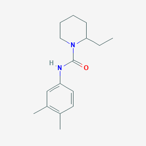 molecular formula C16H24N2O B5348519 N-(3,4-dimethylphenyl)-2-ethylpiperidine-1-carboxamide 