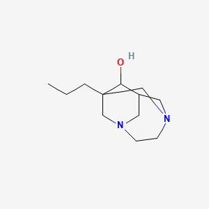 molecular formula C12H22N2O B5349197 1-Propyl-3,6-diazahomoadamantan-9-ol 