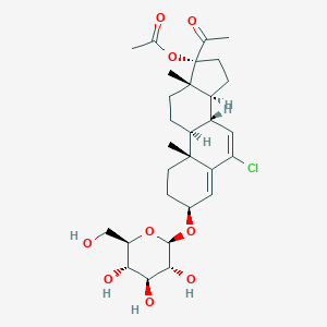 3-O-Glucosylchlormadinol acetate