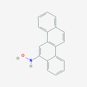 molecular formula C18H13NO B053516 N-Hydroxy-6-aminochrysene CAS No. 114451-10-4