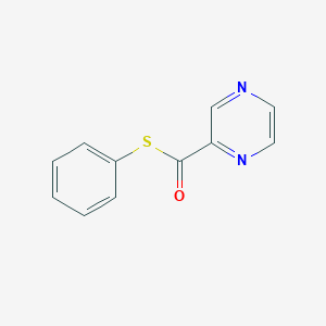 S-phenyl pyrazine-2-carbothioate