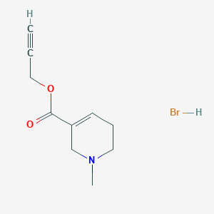 molecular formula C10H14BrNO2 B053523 槟榔碱炔丙酯氢溴酸盐 CAS No. 116511-28-5