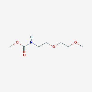 molecular formula C7H15NO4 B053524 Methyl (2-(2-methoxyethoxy)ethyl)carbamate CAS No. 125183-50-8