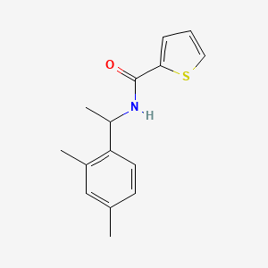 molecular formula C15H17NOS B5352486 N-[1-(2,4-dimethylphenyl)ethyl]thiophene-2-carboxamide 