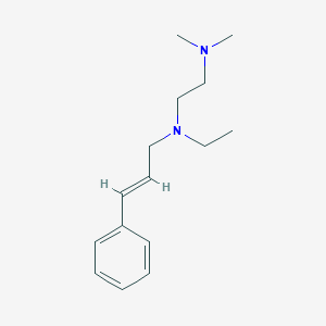 molecular formula C15H24N2 B5352759 N'-ethyl-N,N-dimethyl-N'-[(E)-3-phenylprop-2-enyl]ethane-1,2-diamine 