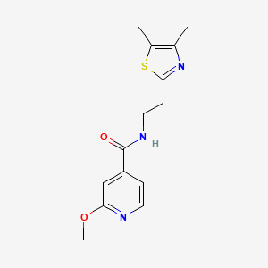 molecular formula C14H17N3O2S B5352933 N-[2-(4,5-dimethyl-1,3-thiazol-2-yl)ethyl]-2-methoxyisonicotinamide 