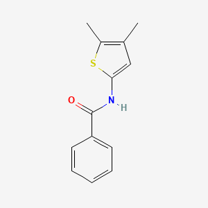molecular formula C13H13NOS B5353103 N-(4,5-dimethylthiophen-2-yl)benzamide 