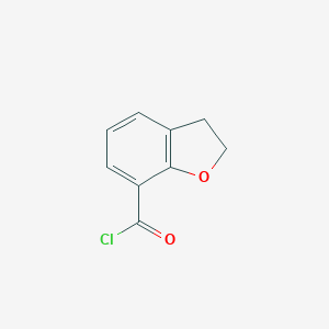 molecular formula C9H7ClO2 B053533 2,3-二氢-1-苯并呋喃-7-酰氯 CAS No. 123266-63-7