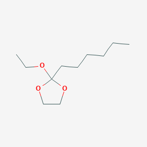 2-Ethoxy-2-hexyl-1,3-dioxolane