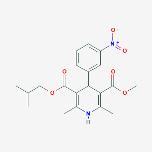 molecular formula C20H24N2O6 B053548 m-Nisoldipine CAS No. 113578-26-0