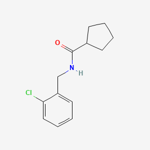 molecular formula C13H16ClNO B5356519 N-(2-chlorobenzyl)cyclopentanecarboxamide 