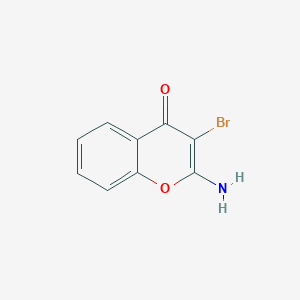 molecular formula C9H6BrNO2 B5356763 2-Amino-3-bromochromone 