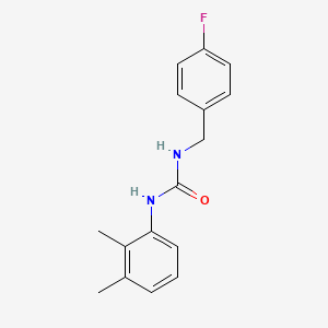 molecular formula C16H17FN2O B5357241 N-(2,3-dimethylphenyl)-N'-(4-fluorobenzyl)urea 