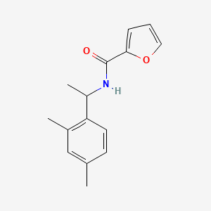molecular formula C15H17NO2 B5357434 N-[1-(2,4-dimethylphenyl)ethyl]furan-2-carboxamide 