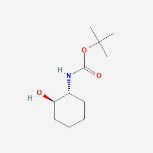 molecular formula C11H21NO3 B053577 tert-butyl ((1R,2R)-2-hydroxycyclohexyl)carbamate CAS No. 121282-70-0