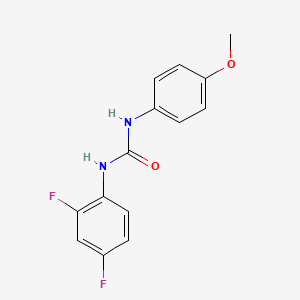 molecular formula C14H12F2N2O2 B5358047 N-(2,4-difluorophenyl)-N'-(4-methoxyphenyl)urea 
