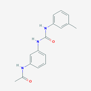 molecular formula C16H17N3O2 B5358572 N-(3-{[(3-methylphenyl)carbamoyl]amino}phenyl)acetamide 