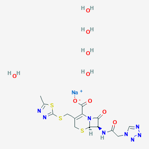 molecular formula C14H23N8NaO9S3 B053587 Cefazolin Sodium Hydrate CAS No. 115850-11-8