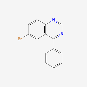 molecular formula C14H9BrN2 B5358826 6-bromo-4-phenylquinazoline 