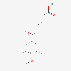 6-(3,5-Dimethyl-4-methoxyphenyl)-6-oxohexanoic acid