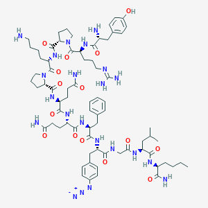 Substance P, tyr(0)-(4'-N3)phe(8)-nle(11)-
