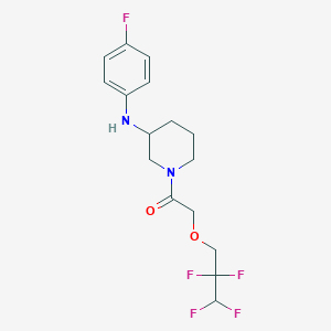 molecular formula C16H19F5N2O2 B5359520 N-(4-fluorophenyl)-1-[(2,2,3,3-tetrafluoropropoxy)acetyl]-3-piperidinamine 
